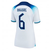 Zenski Nogometni Dres Engleska Harry Maguire #6 Domaci SP 2022 Kratak Rukav